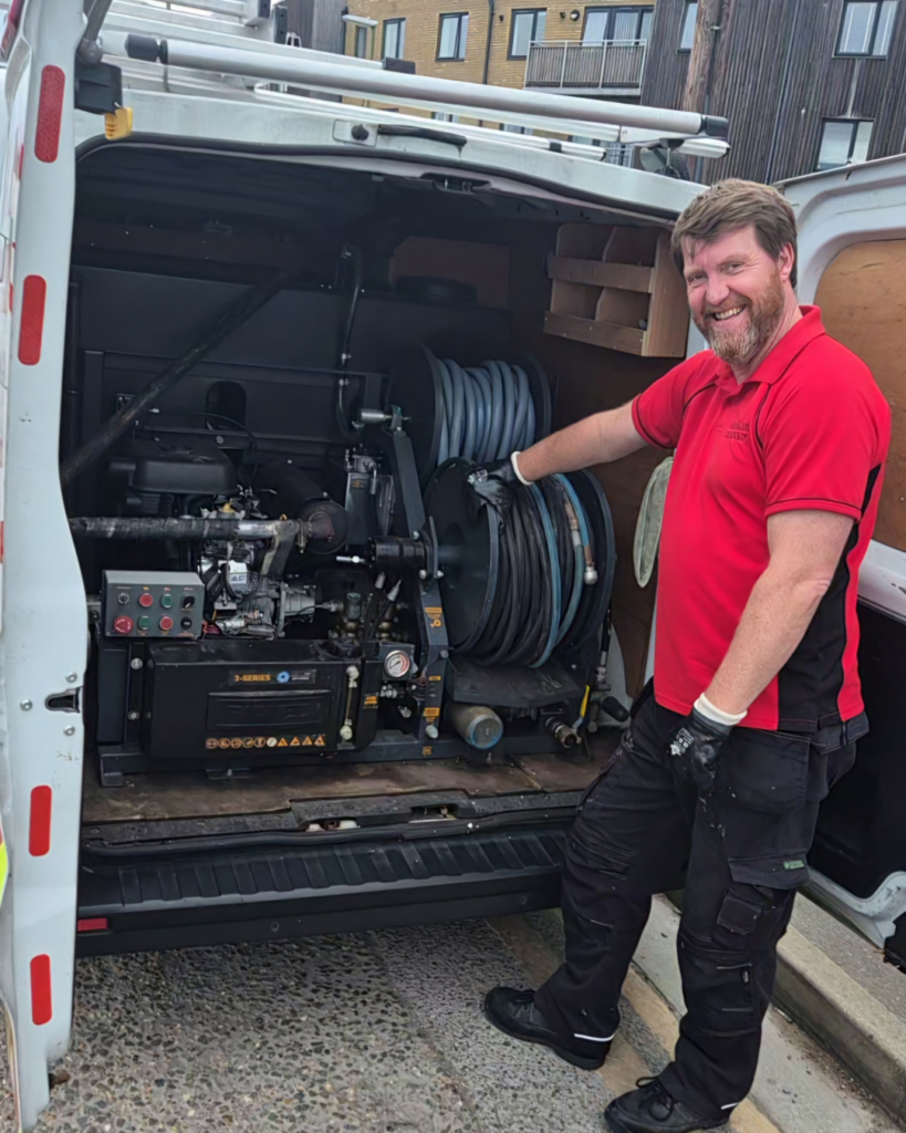 high pressure jetting grenadier drainage van
