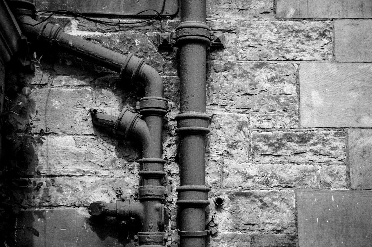 Drainage Repairs pipe, brick, wall, old, house, home, structure, plumbing, stone, edinburgh, scotland, uk, tenement, architecture, building, plumbing, plumbing, plumbing, plumbing, plumbing