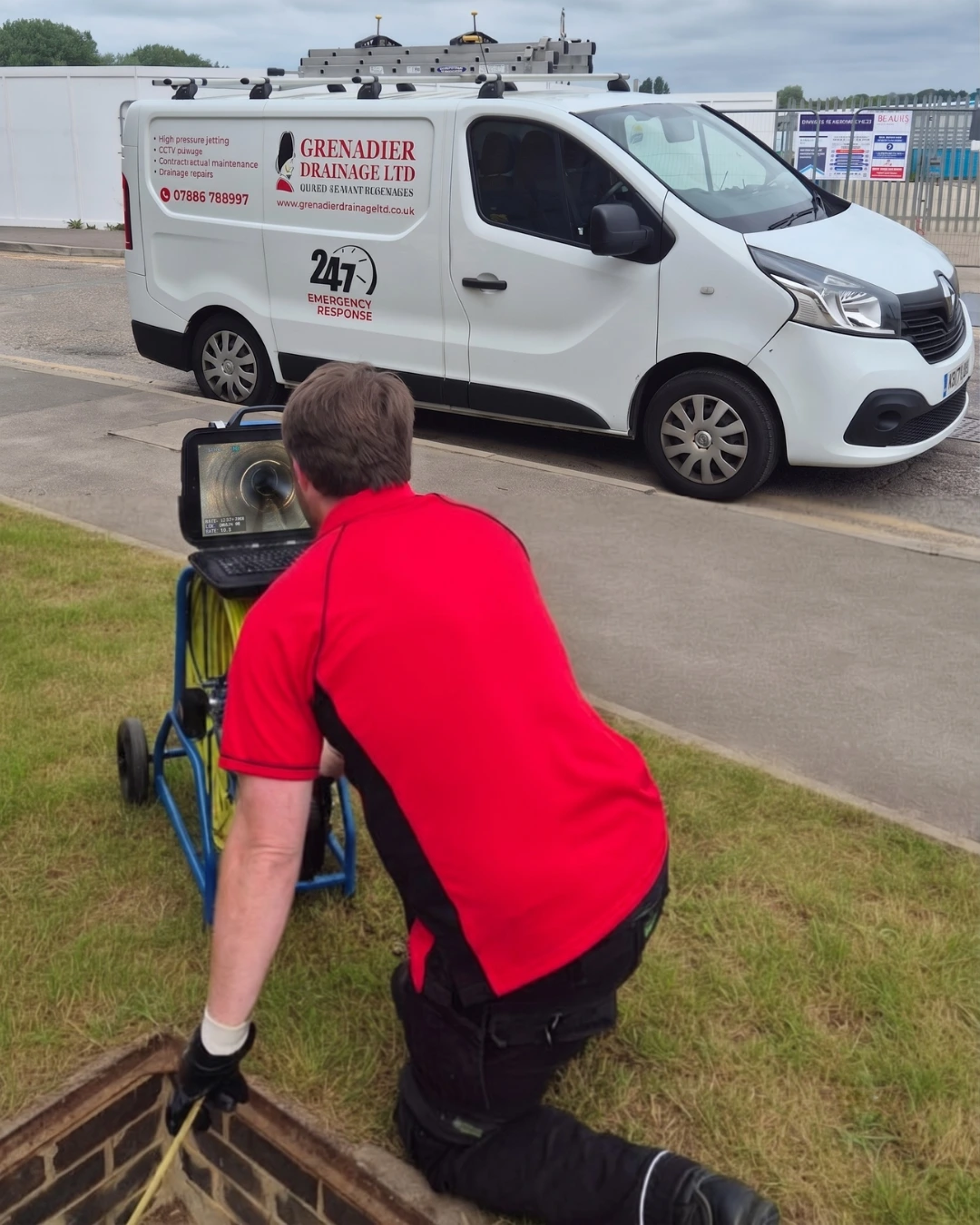 Drainage Repairs grenadier cctv van